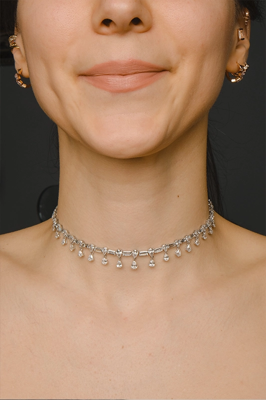 Colar Choker semijoia Colar Choker semijoia