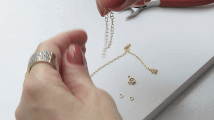 Montando a corrente choker Montando a corrente choker