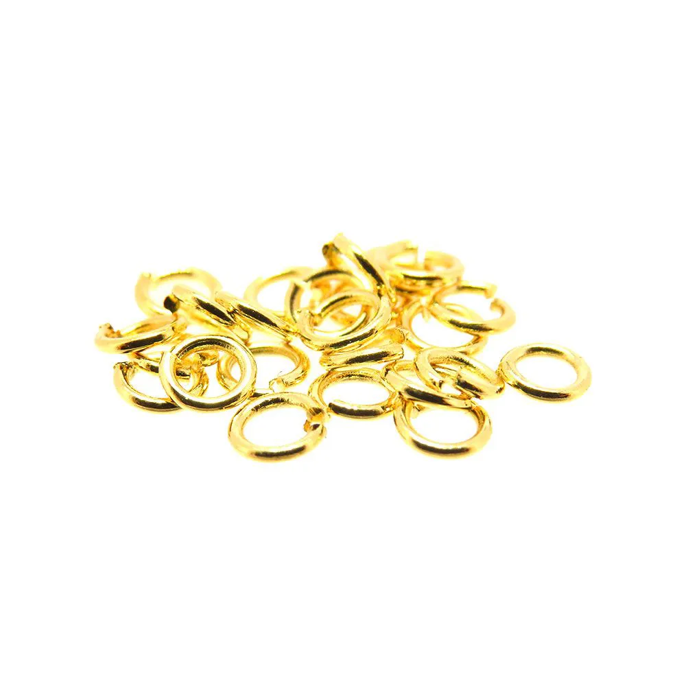 24 unids. Argola 3,5mm Exp.0.60 Folheado Ouro 18k