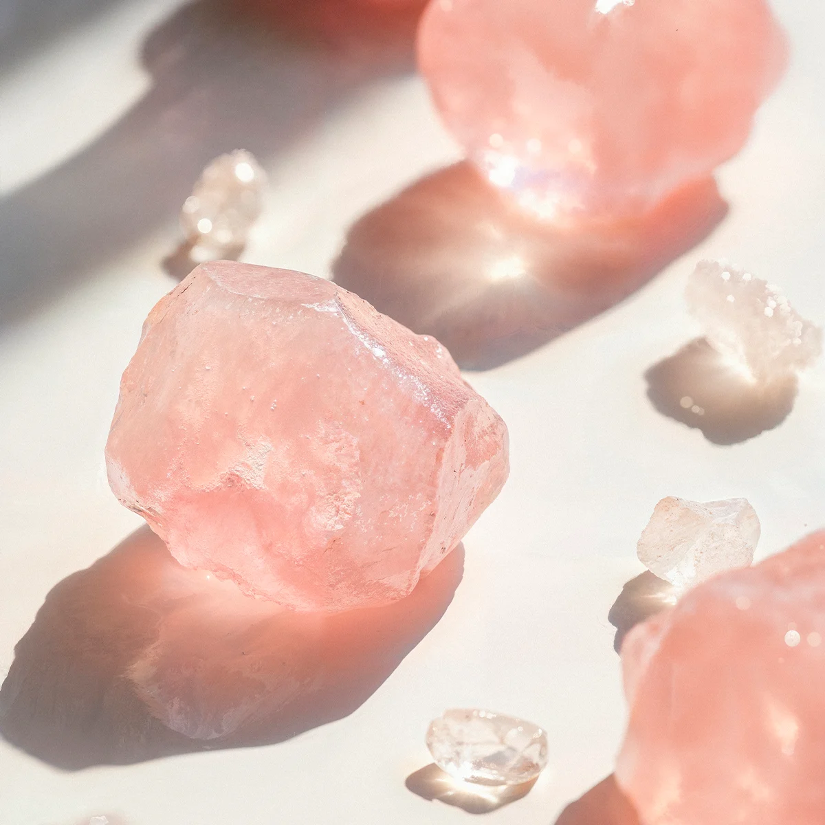 Diferença entre Pedras Rosadas Naturais